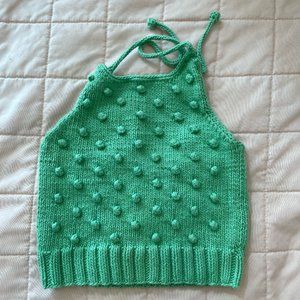 Misha & Puff Popcorn Rib Shorts AND halter top /  Peapod $90